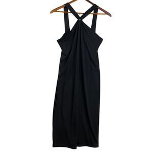 Ashley Stewart Black Cocktail Dress Midi Women's Size 1X Sleeveless